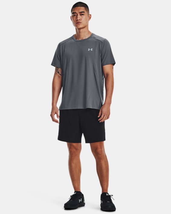 Men's UA SpeedPocket 7" Shorts, Black, pdpMainDesktop image number 2